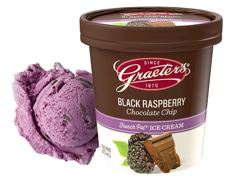 Black Raspberry Chocolate Chip Pint Sleeve