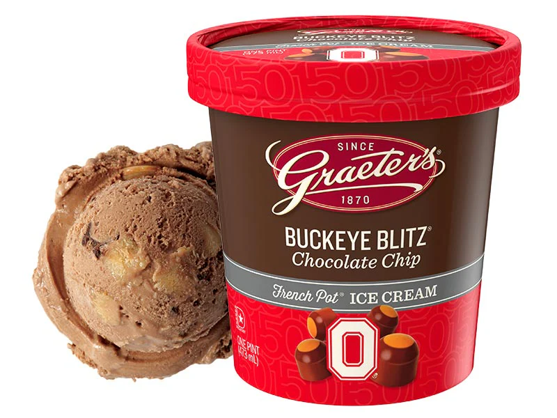 Buckeye Chocolate Chip Pint Sleeve